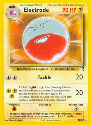 Image of Electrode (22/110) [Legendary Collection]