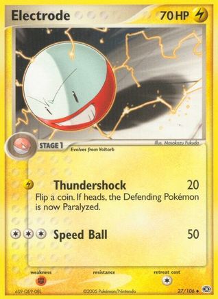 Image of Electrode (27/106) (Stamped) [EX: Emerald]