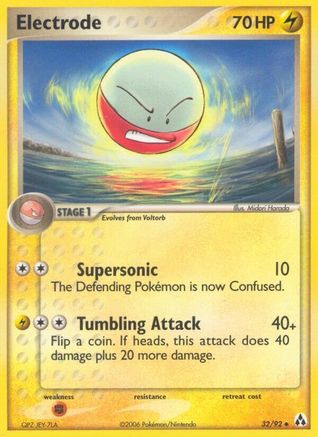 Image of Electrode (32/92) (Stamped) [EX: Legend Maker]