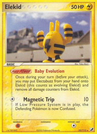 Image of Elekid (23/115) (Stamped) [EX: Unseen Forces]