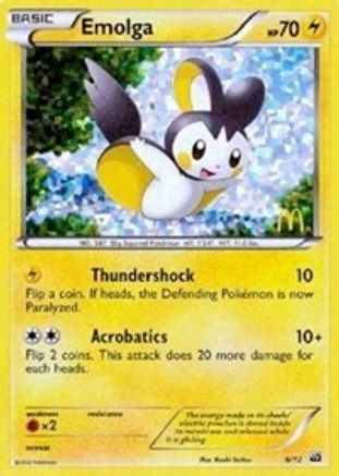 Image of Emolga (6/12) [McDonald's Promos: 2012 Collection]