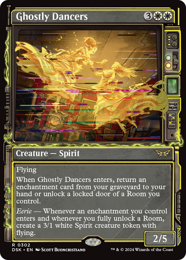 Image of Ghostly Dancers (Showcase) [Duskmourn: House of Horror]