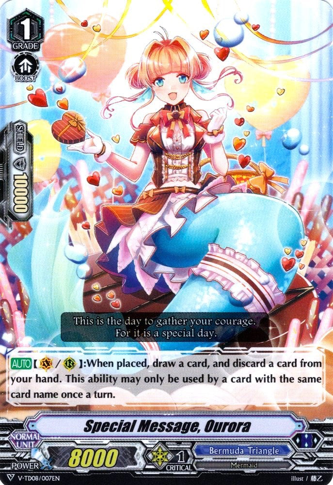 Image of Special Message, Ourora (V-TD08/007EN) [Schokolade Melody]