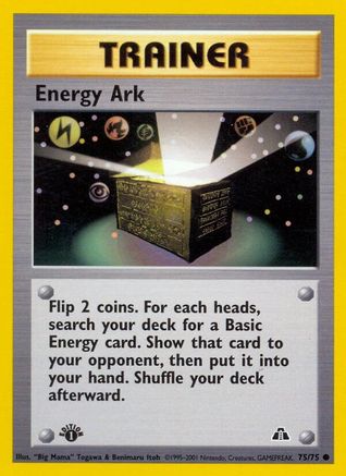 Image of Energy Ark (75/75) [Neo Discovery 1st Edition]