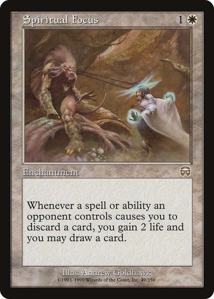 Image of Spiritual Focus [Mercadian Masques]