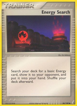 Image of Energy Search (86/100) (Stamped) [EX: Crystal Guardians]