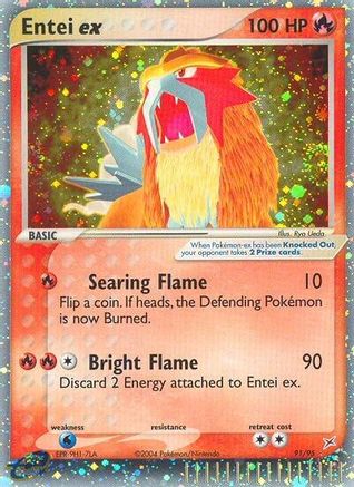 Image of Entei ex (91/95) [EX: Team Magma vs Team Aqua]