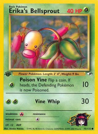 Image of Erika's Bellsprout (75/132) [Gym Heroes 1st Edition]