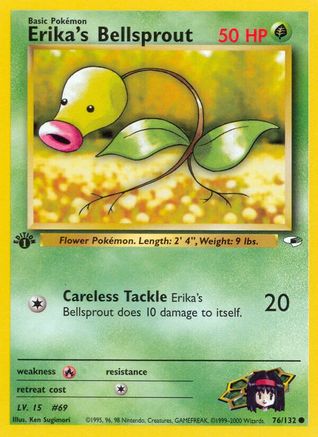 Image of Erika's Bellsprout (76/132) [Gym Heroes 1st Edition]