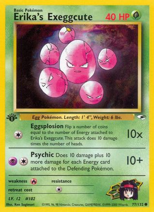 Image of Erika's Exeggcute (77/132) [Gym Heroes 1st Edition]