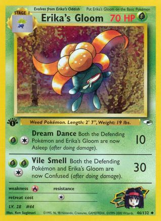 Image of Erika's Gloom (46/132) [Gym Heroes 1st Edition]