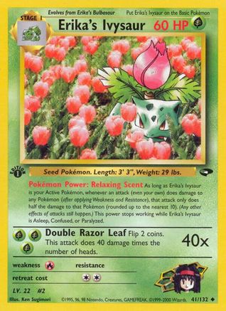 Image of Erika's Ivysaur (41/132) [Gym Challenge 1st Edition]