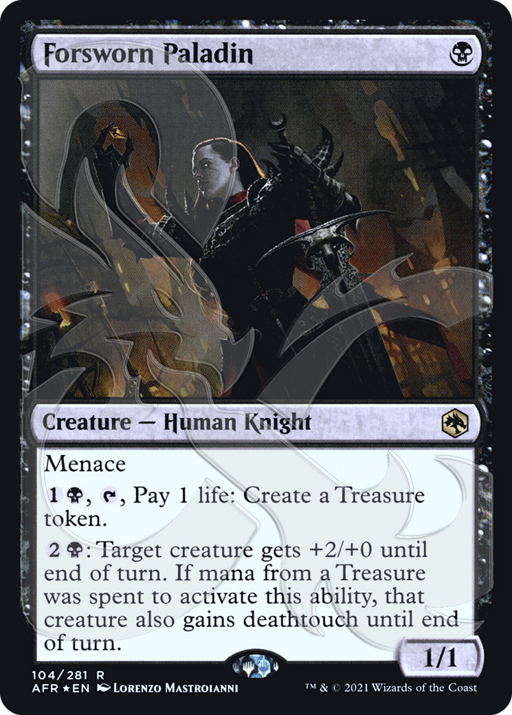 Image of Forsworn Paladin (Ampersand Promo) [Dungeons & Dragons: Adventures in the Forgotten Realms Promos]