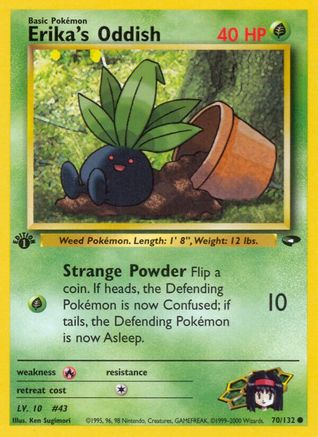 Image of Erika's Oddish (70/132) [Gym Challenge 1st Edition]