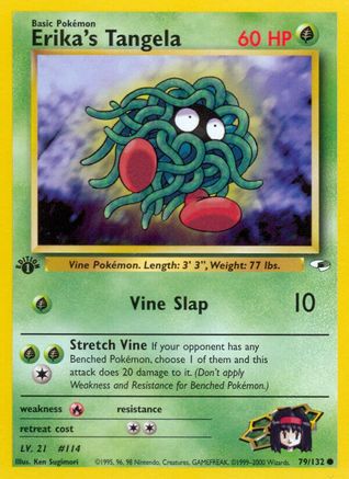 Image of Erika's Tangela (79/132) [Gym Heroes 1st Edition]