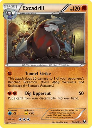 Image of Excadrill (56/108) [Black & White: Dark Explorers]