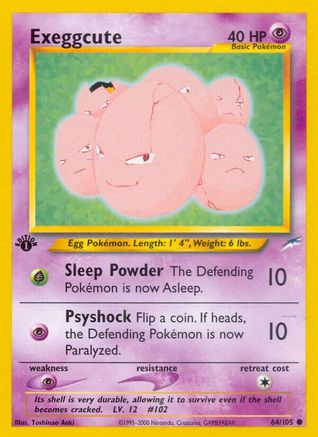 Image of Exeggcute (64/105) [Neo Destiny 1st Edition]