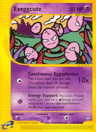 Image of Exeggcute (77/147) [Aquapolis]