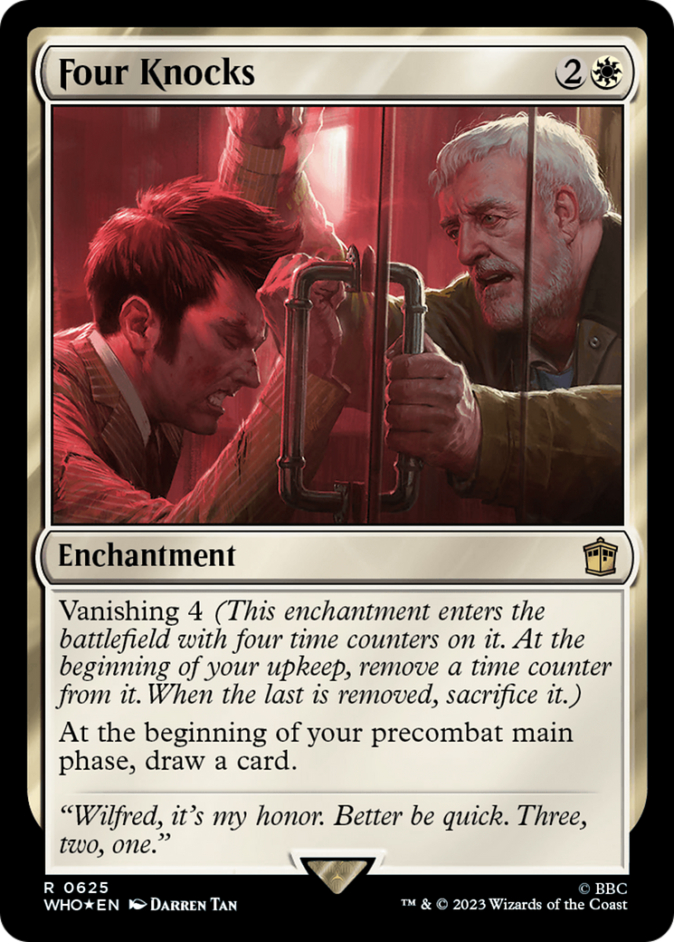 Image of Four Knocks (Surge Foil) [Doctor Who]