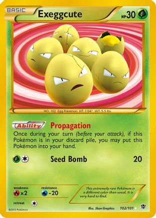 Image of Exeggcute (102/101) [Black & White: Plasma Blast]