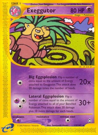 Image of Exeggutor (13/147) [Aquapolis]