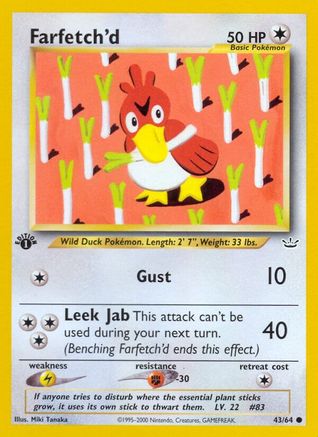 Image of Farfetch'd (43/64) [Neo Revelation 1st Edition]