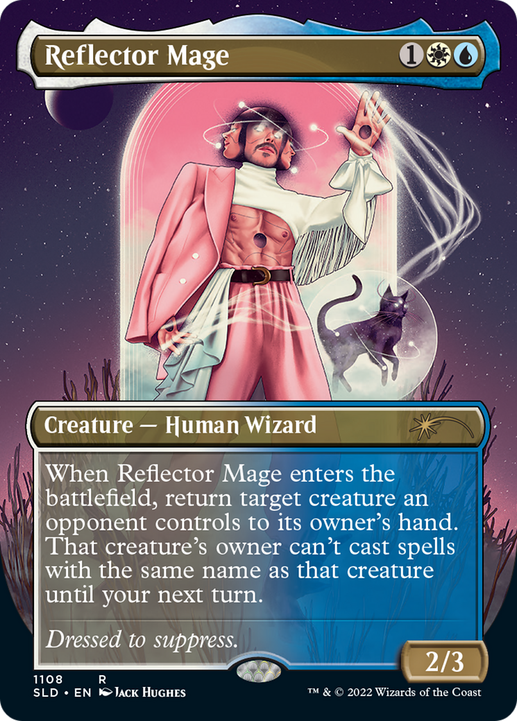 Image of Reflector Mage (Borderless) [Secret Lair Drop Series]