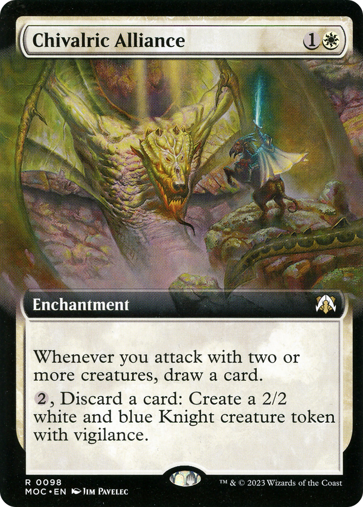 Image of Chivalric Alliance (Extended Art) [March of the Machine Commander]