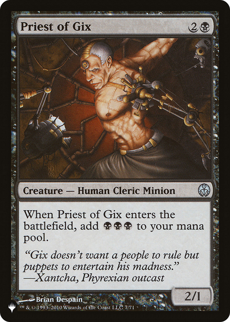 Image of Priest of Gix [The List]