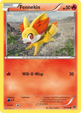 Image of Fennekin (24/146) [XY: Base Set]