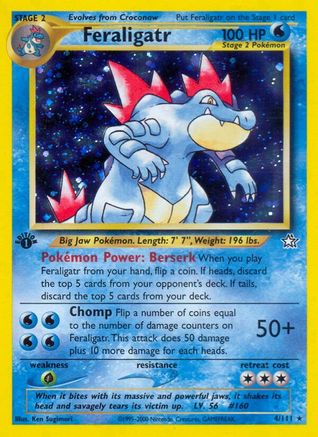 Image of Feraligatr (4/111) [Neo Genesis 1st Edition]