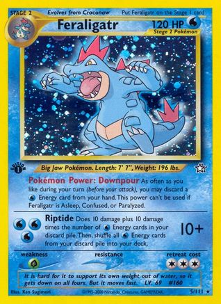 Image of Feraligatr (5/111) [Neo Genesis 1st Edition]