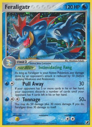 Image of Feraligatr (4/115) (Stamped) [EX: Unseen Forces]