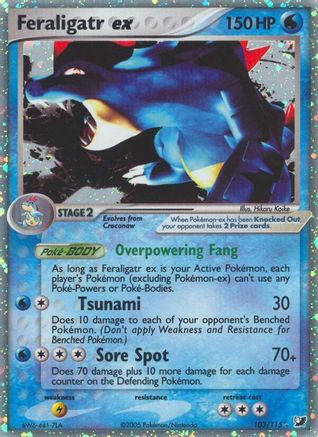 Image of Feraligatr ex (103/115) [EX: Unseen Forces]