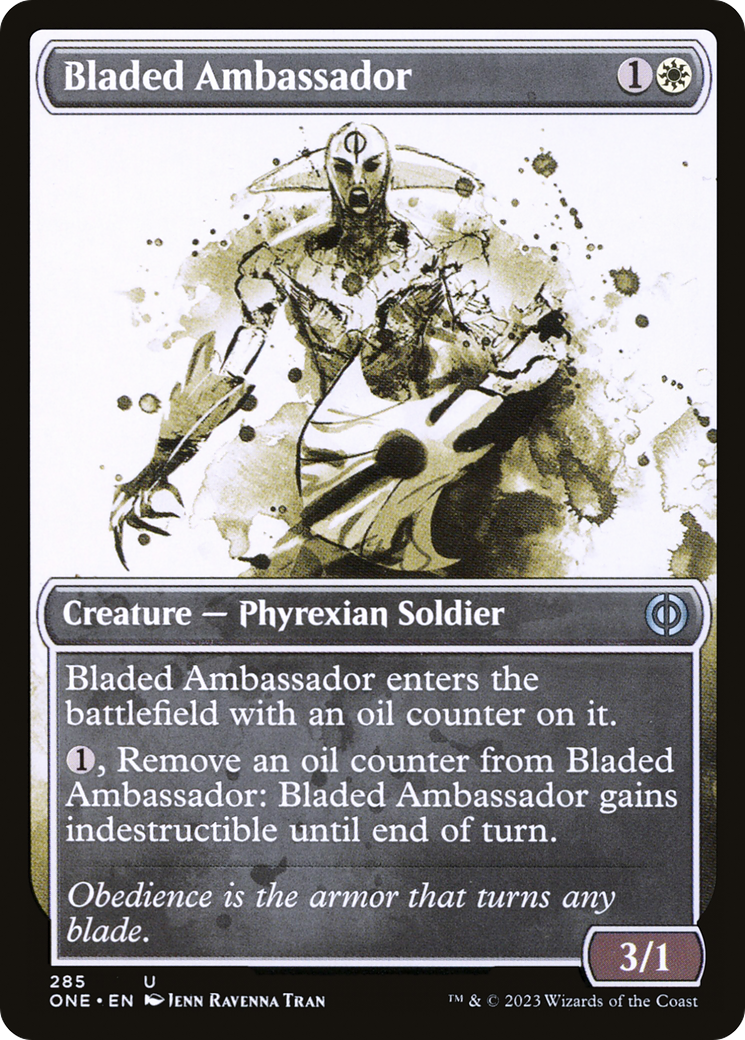 Image of Bladed Ambassador (Showcase Ichor) [Phyrexia: All Will Be One]