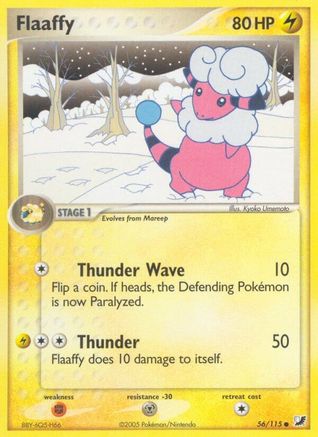 Image of Flaaffy (56/115) (Stamped) [EX: Unseen Forces]