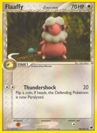 Image of Flaaffy (30/101) (Delta Species) (Stamped) [EX: Dragon Frontiers]