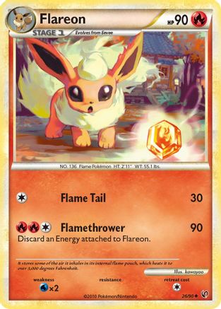 Image of Flareon (26/90) [HeartGold & SoulSilver: Undaunted]