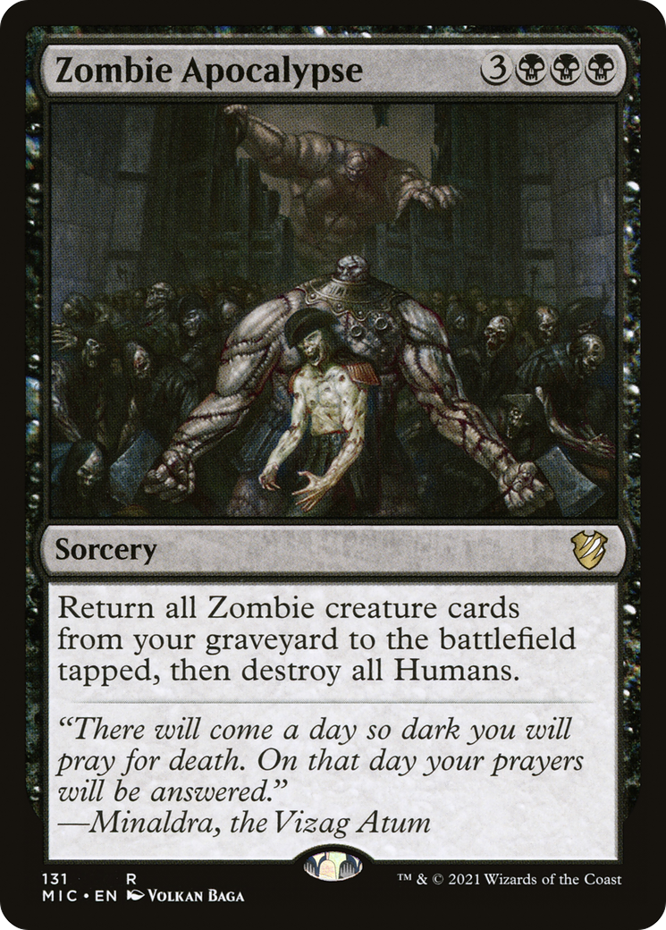 Image of Zombie Apocalypse [Innistrad: Midnight Hunt Commander]