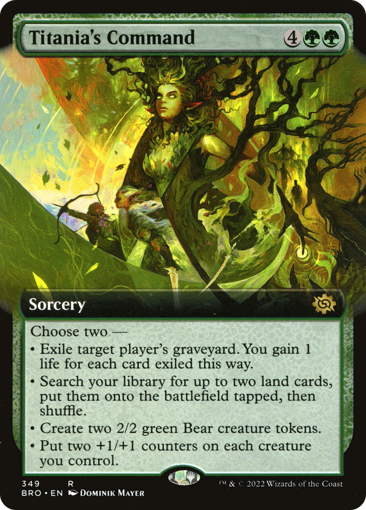 Image of Titania's Command (Extended Art) [The Brothers' War]