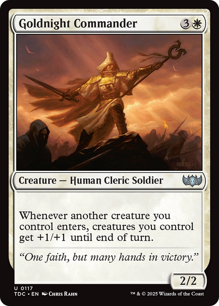 Image of Goldnight Commander [Tarkir: Dragonstorm Commander]