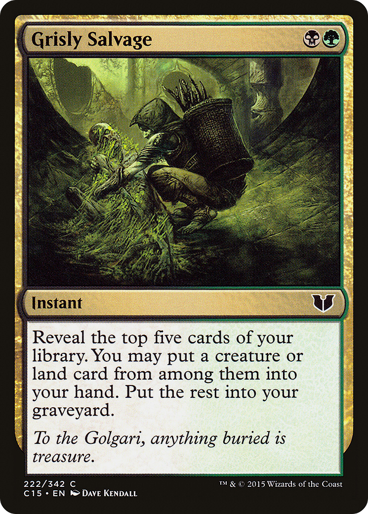 Image of Grisly Salvage [Commander 2015]