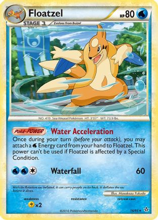 Image of Floatzel (16/95) [HeartGold & SoulSilver: Unleashed]