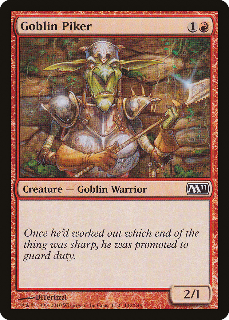 Image of Goblin Piker [Magic 2011]
