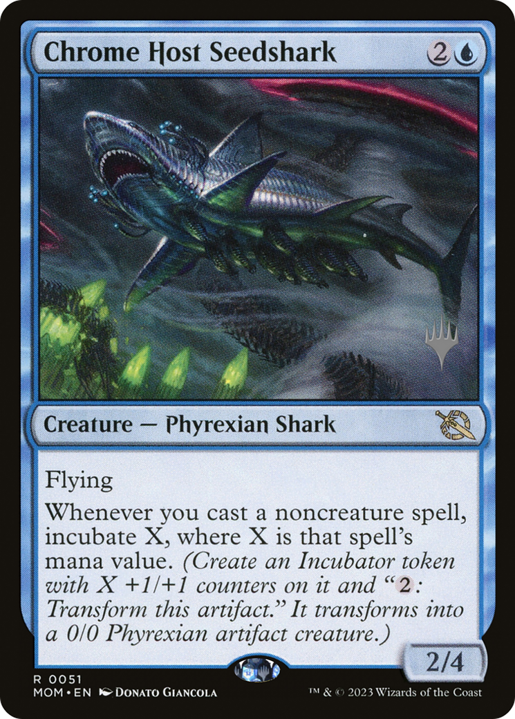 Image of Chrome Host Seedshark (Promo Pack) [March of the Machine Promos]