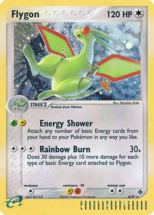 Image of Flygon (4/97) [EX: Dragon]