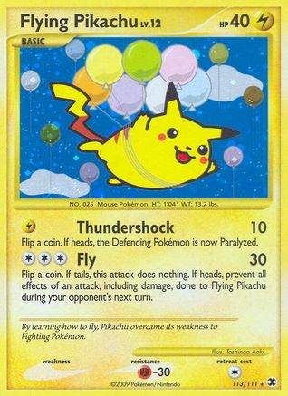 Image of Flying Pikachu (113/111) [Platinum: Rising Rivals]