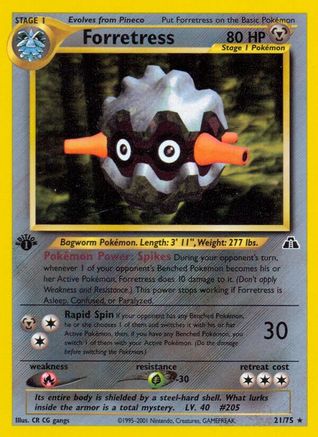 Image of Forretress (21/75) [Neo Discovery 1st Edition]