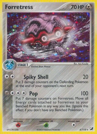 Image of Forretress (6/115) (Stamped) [EX: Unseen Forces]