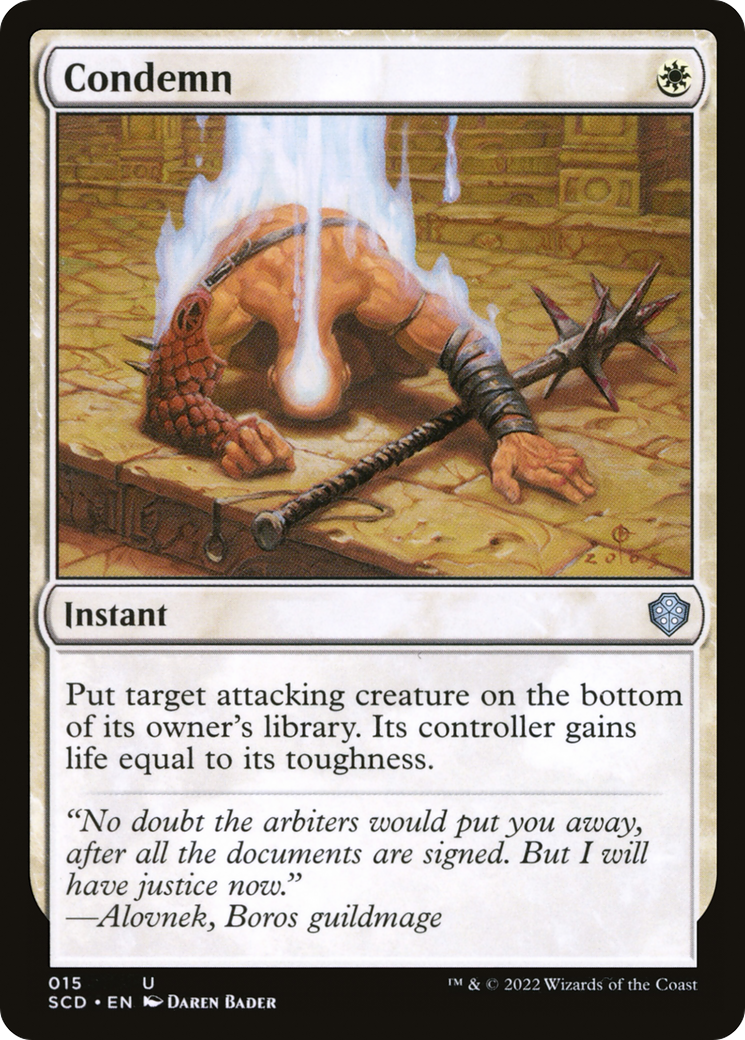 Image of Condemn [Starter Commander Decks]